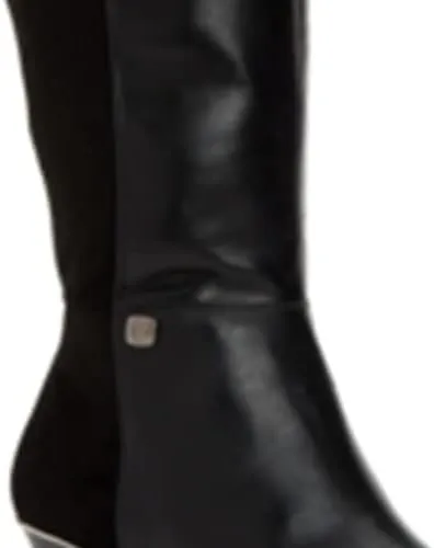 Alfani Womens Hakuu Faux Leather Wide Calf Knee-High Boots