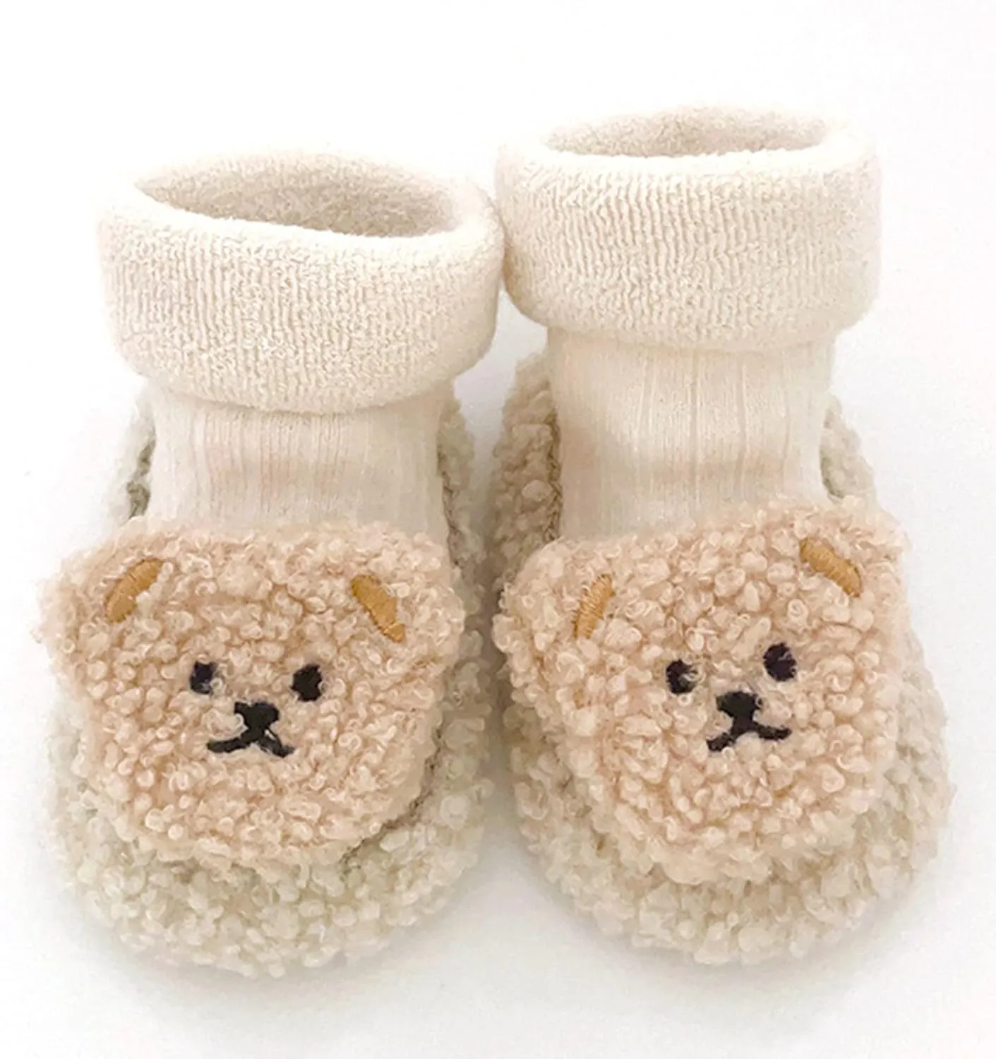 Baby Cartoon Plush Cotton Toddler Shoes 2024 Upgraded Baby Sock Shoes Baby Plush Cotton Toddler Shoes