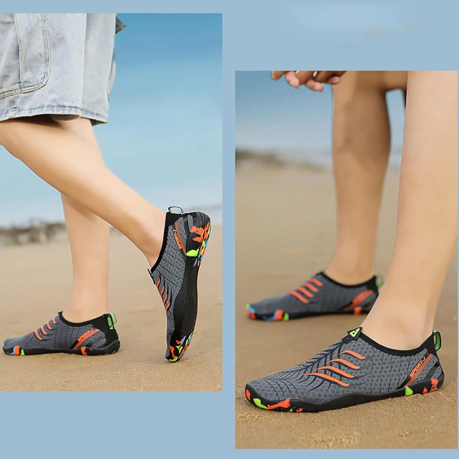 Barefoot Aqua Water Shoes Quick Dry for Women Men Beach Swim Pool Surf Hiking Kayaking Yoga Outdoor Sports Non Slip Shoes