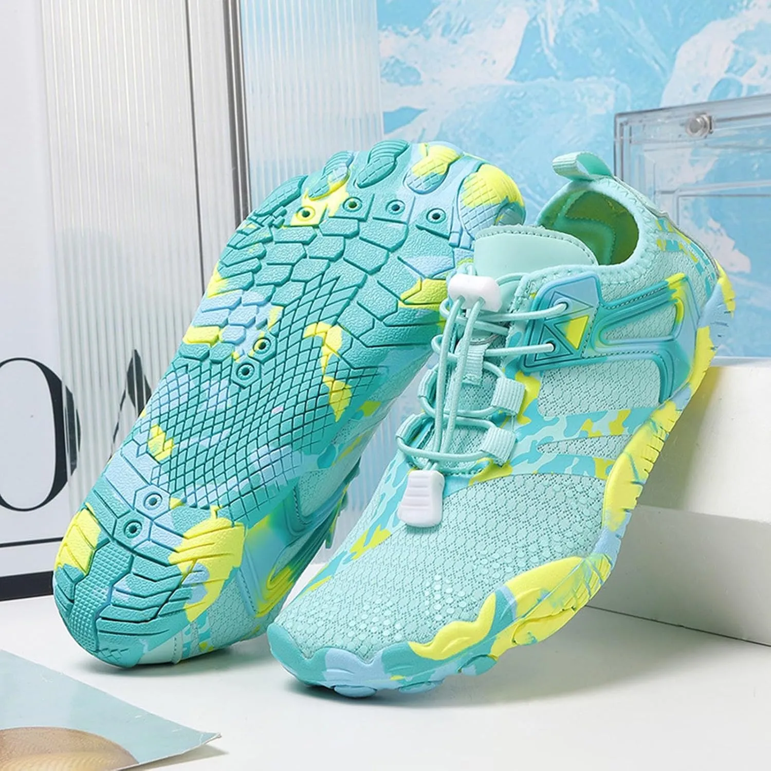 Barefoot Water Shoes Quick Dry Aqua for Women Men Beach Swim Pool Surf Yoga Hiking Kayaking Lightweight Non Slip Outdoor Sports