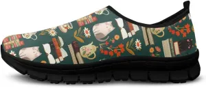 Binienty Vintage Art Loafers Women Low Cut Casual Shoes Slip On Walking Sneakers Pull-On Loafer Flats
