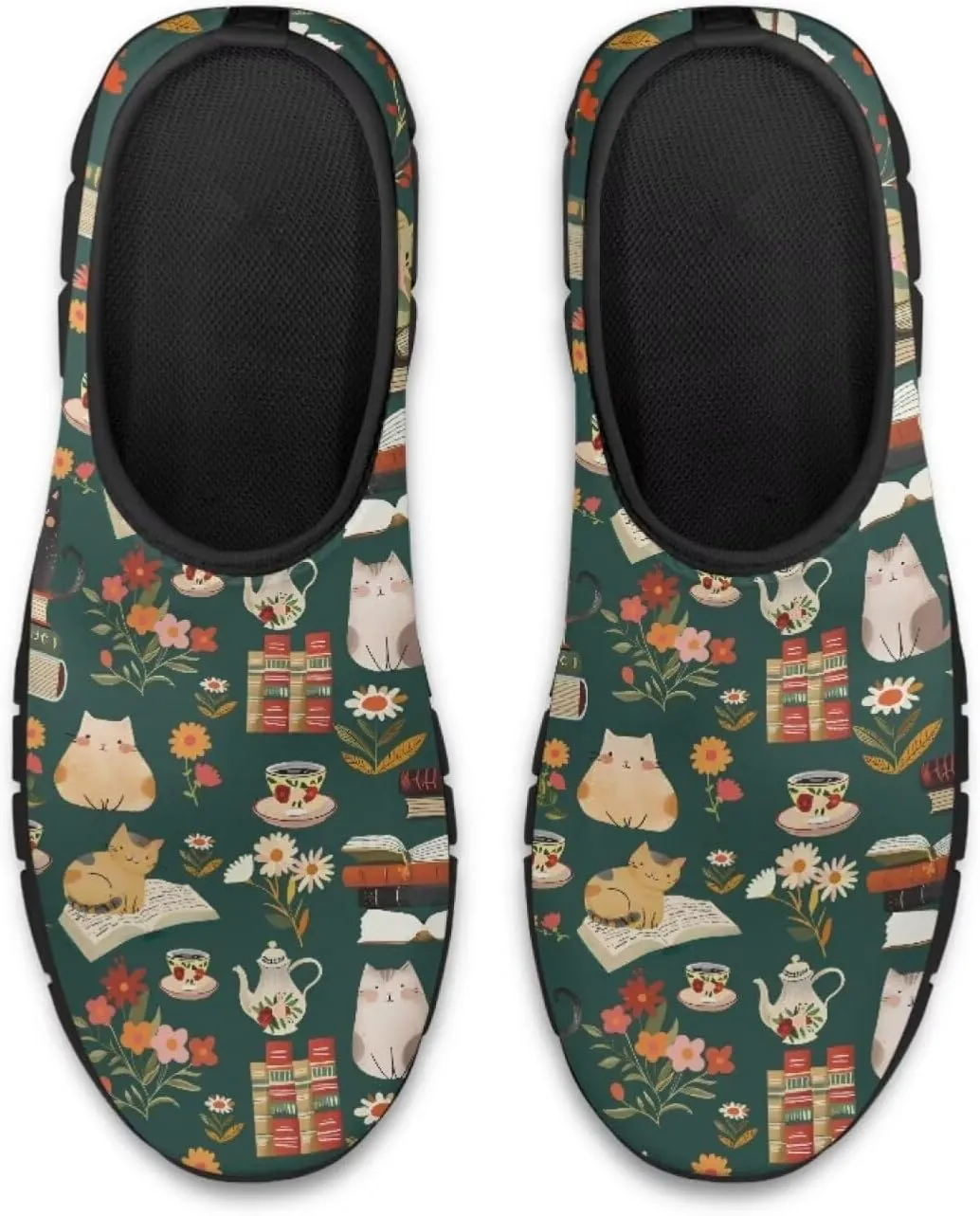 Binienty Vintage Art Loafers Women Low Cut Casual Shoes Slip On Walking Sneakers Pull-On Loafer Flats