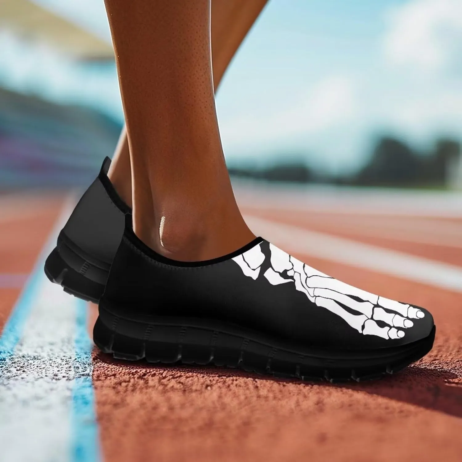 Binienty Women's Low-Cut Casual Shoes Casual Slip on Loafers Anti Skid Flat Sneakers Travel Wrok Shoes