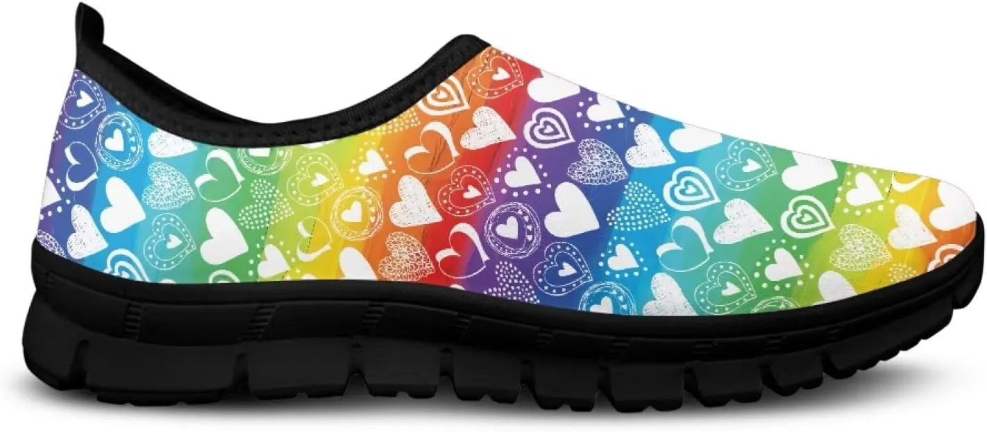 Binienty Women's Slip On Casual Shoes Fashion Loafers Comfortable Lightweight Walking Sneakers