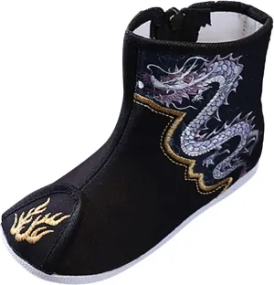 Boys Cloth Shoes Children Embroidered Shoes Boys Shoes Boots Chinese New Year Shoes Cotton Boots Boys Rain Boots