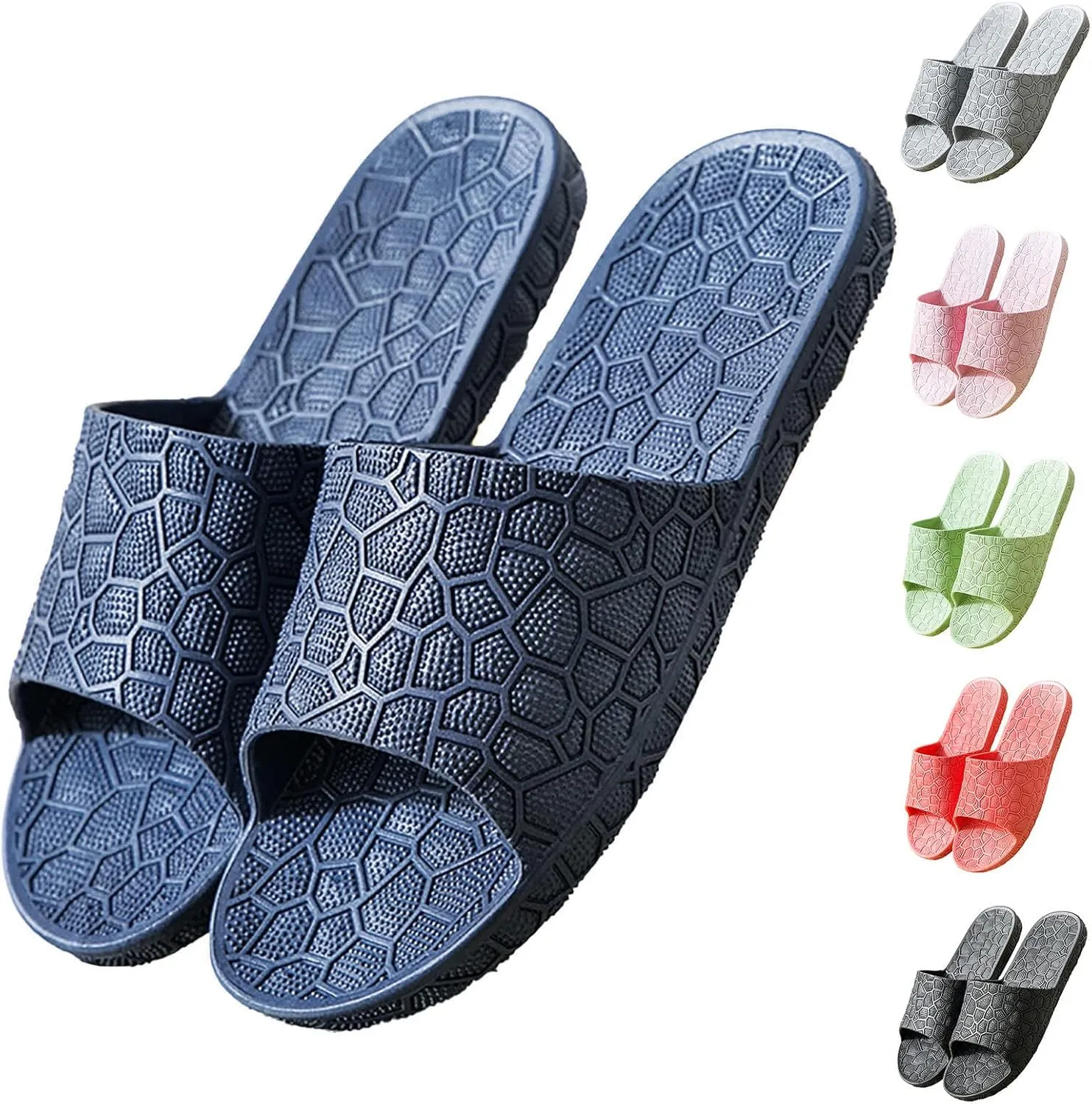 Casual Couples Men Shower Room Home Non Slip Breathable Soft Sole Shoes Slipper Comfortable Flat Mens Slippers Size 11