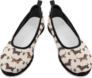 Casual Shoes for Women Trendy Slip On Sneakers Round Toe Flats for Women