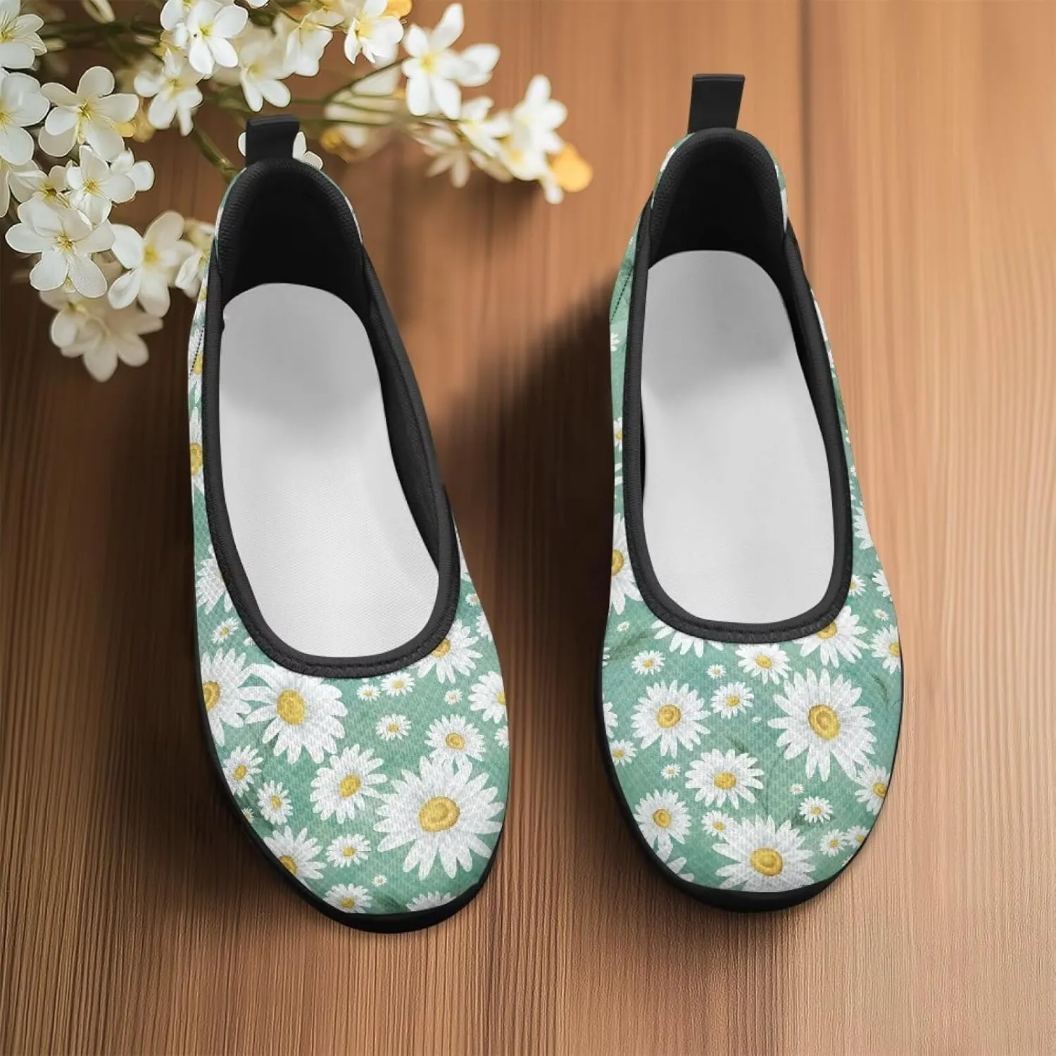 Casual Shoes for Women Trendy Slip On Sneakers Round Toe Flats for Women
