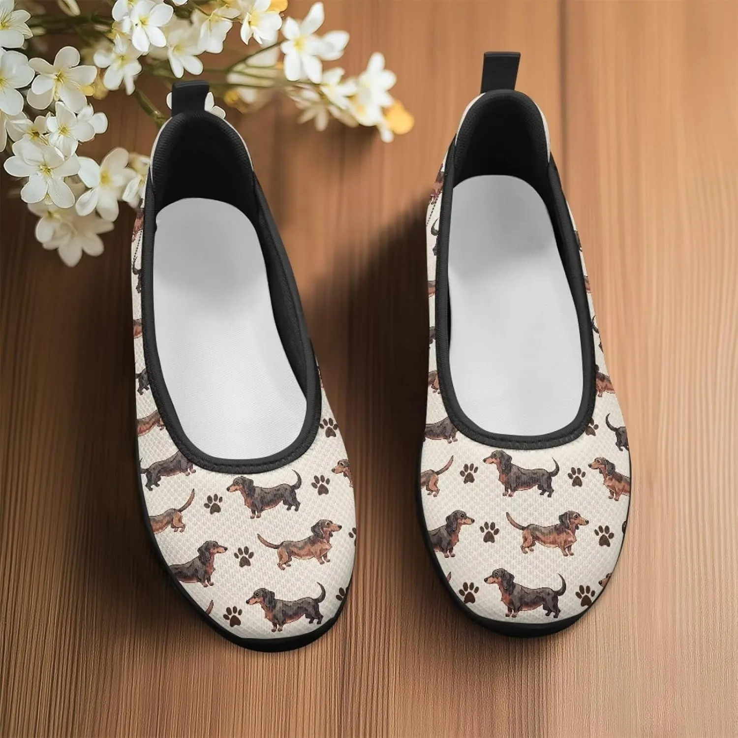 Casual Shoes for Women Trendy Slip On Sneakers Round Toe Flats for Women