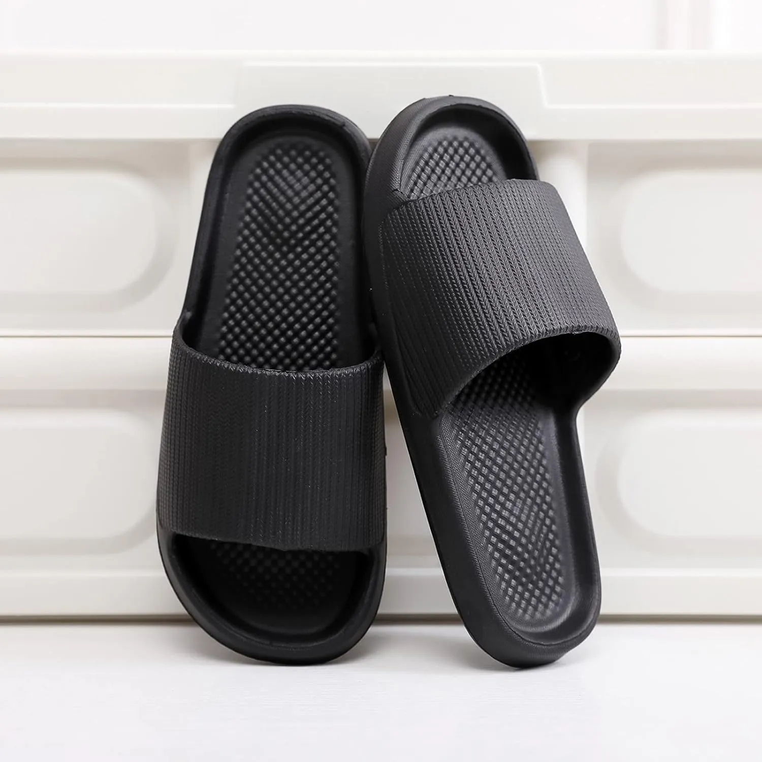 Cloud Slippers for Men Shower Shoes Women Mens Shower Shoes Slides for Women Ultimate Comfort Indoor Soft Sole Slippers