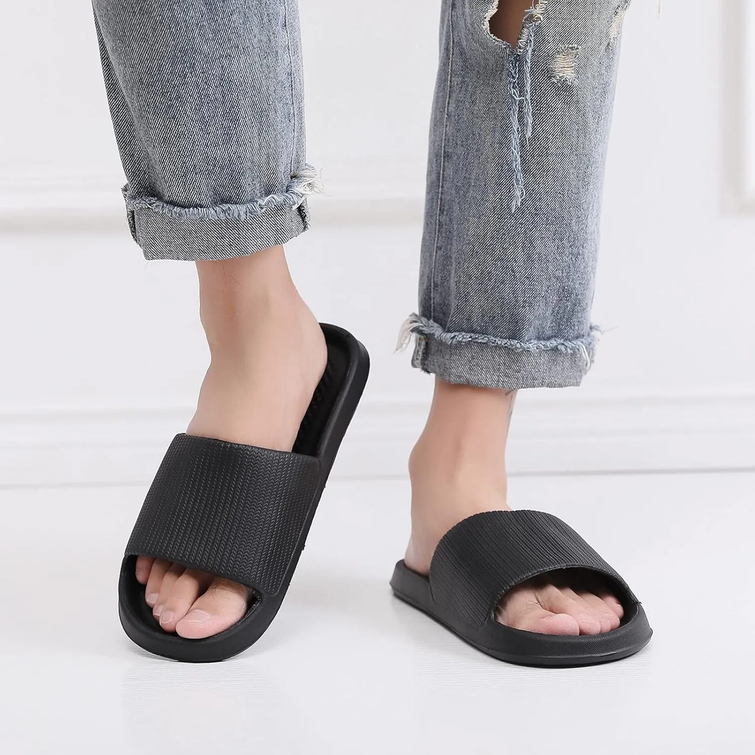 Cloud Slippers for Men Shower Shoes Women Mens Shower Shoes Slides for Women Ultimate Comfort Indoor Soft Sole Slippers