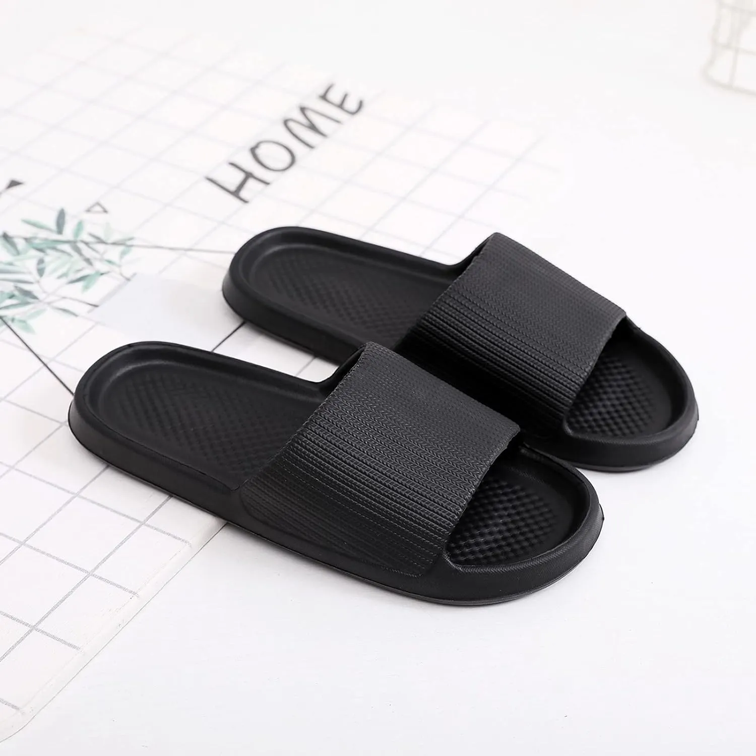 Cloud Slippers for Men Shower Shoes Women Mens Shower Shoes Slides for Women Ultimate Comfort Indoor Soft Sole Slippers