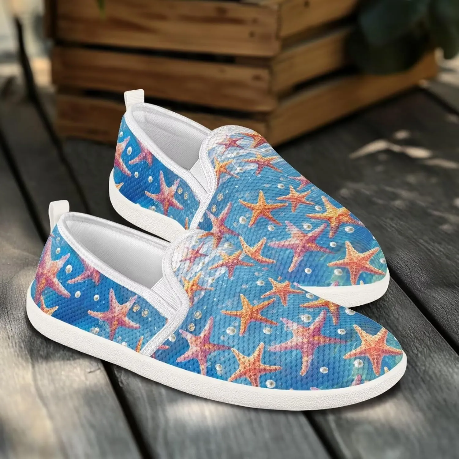 Comfort Casual Shoes for Women Slip On Shoes Wide Width Womens Flats Shoes