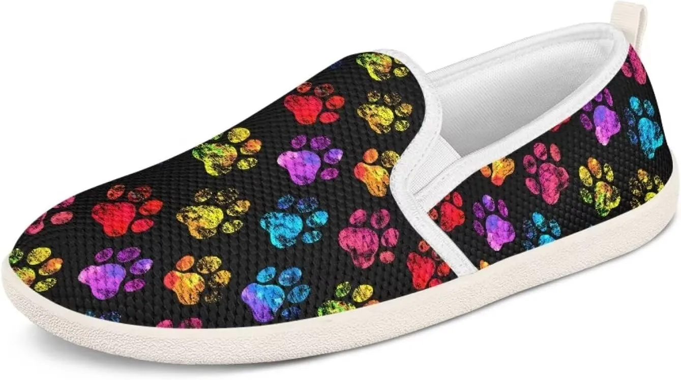 Comfort Casual Shoes for Women Slip On Shoes Wide Width Womens Flats Shoes