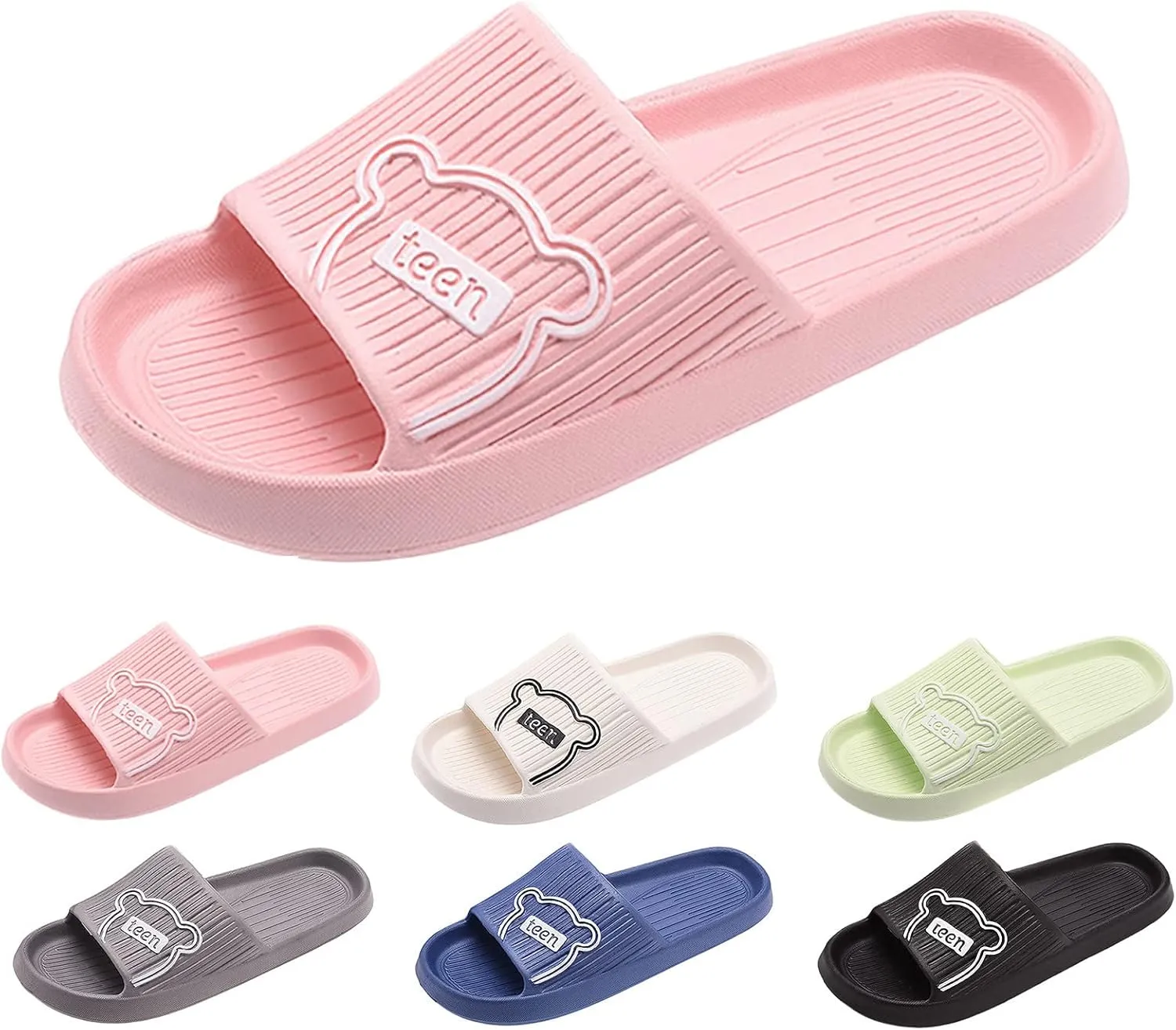 Couples Men Shower Room Home Non Slip Breathable Massage Soft Sole Quick Drying Slipper Foot Support Slippers for Men