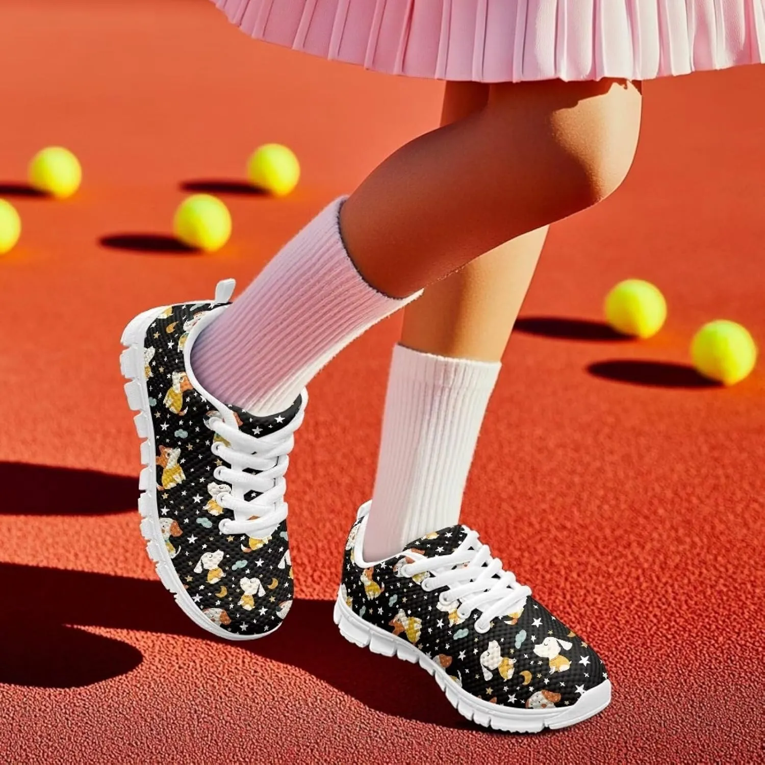 Cumagical Kids Athletic Shoes Lightweight Running Breathable Sports Footwear for Boys Girls