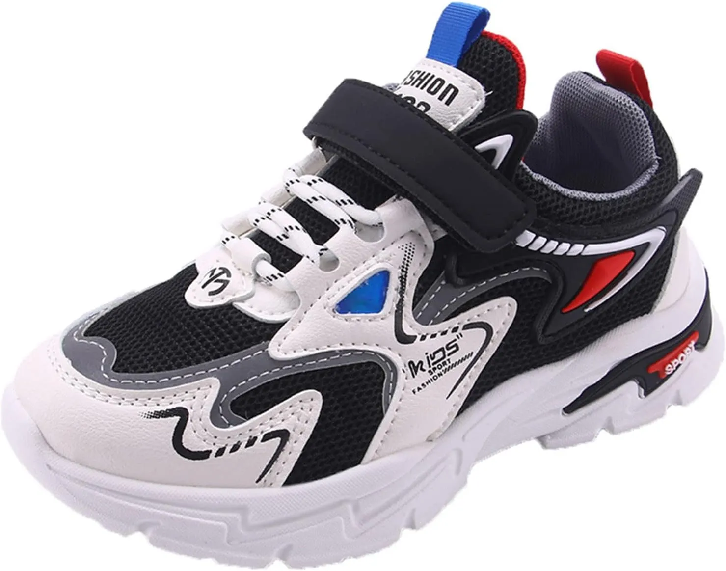 Fashion All Seasons Children Sports for Boys and Girls Flat Bottoms Non Slip Lightweight Mesh Breathable 4y Shoes