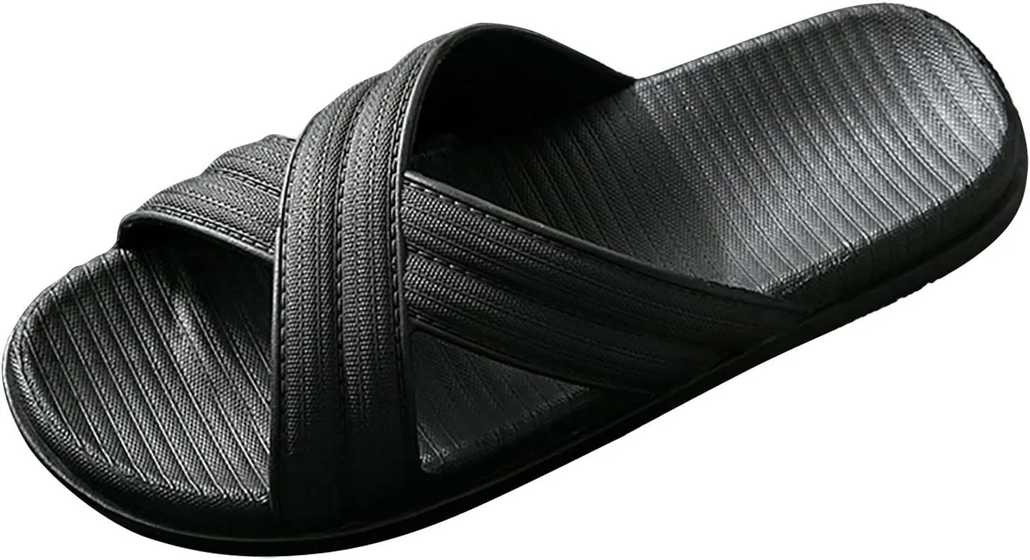 Fashion Couples Men Shower Room Home Non Slip Breathable Soft Sole Shoes Slipper Mens Slippers Size 9 Memory Foam