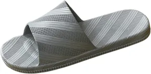Fashion Couples Men Shower Room Home Non Slip Soft Sole Shoes Slipper Comfortable Flat Shoes Mens Slippers No Back