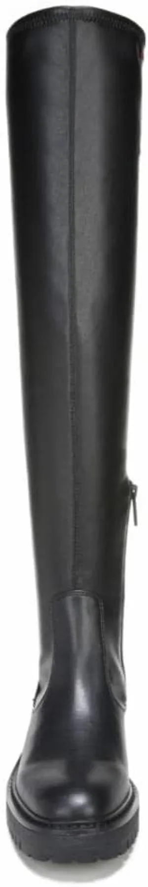 Franco Sarto Fera Black Faux Leather Boots 5 / M