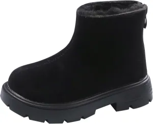 Girls Boots Kids Platform Ankle Boots Winter Boots For Teen Girls Toddler Boots Elastic Low Heel Girls Booties