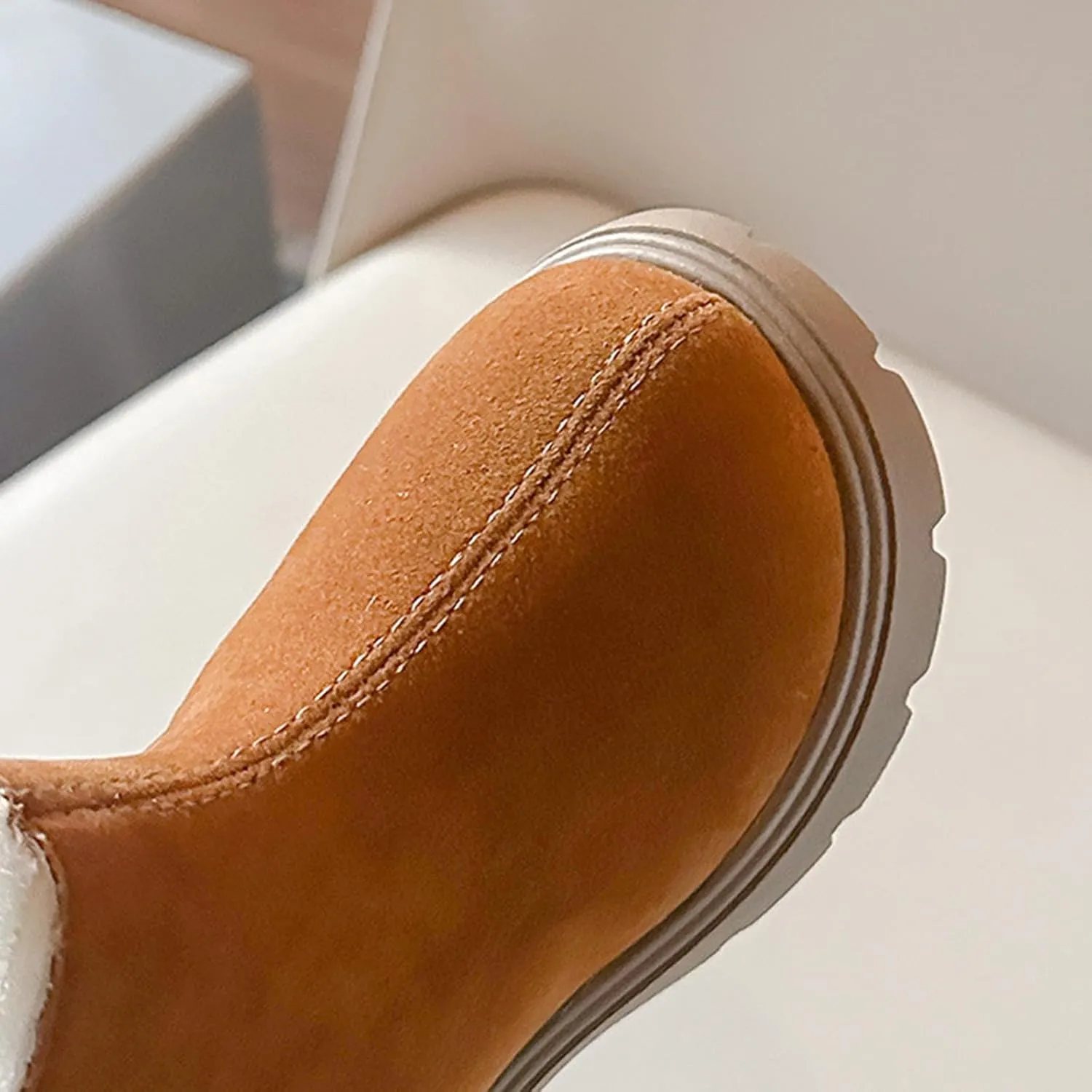 Girls Boots Kids Platform Ankle Boots Winter Boots For Teen Girls Toddler Boots Elastic Low Heel Girls Booties