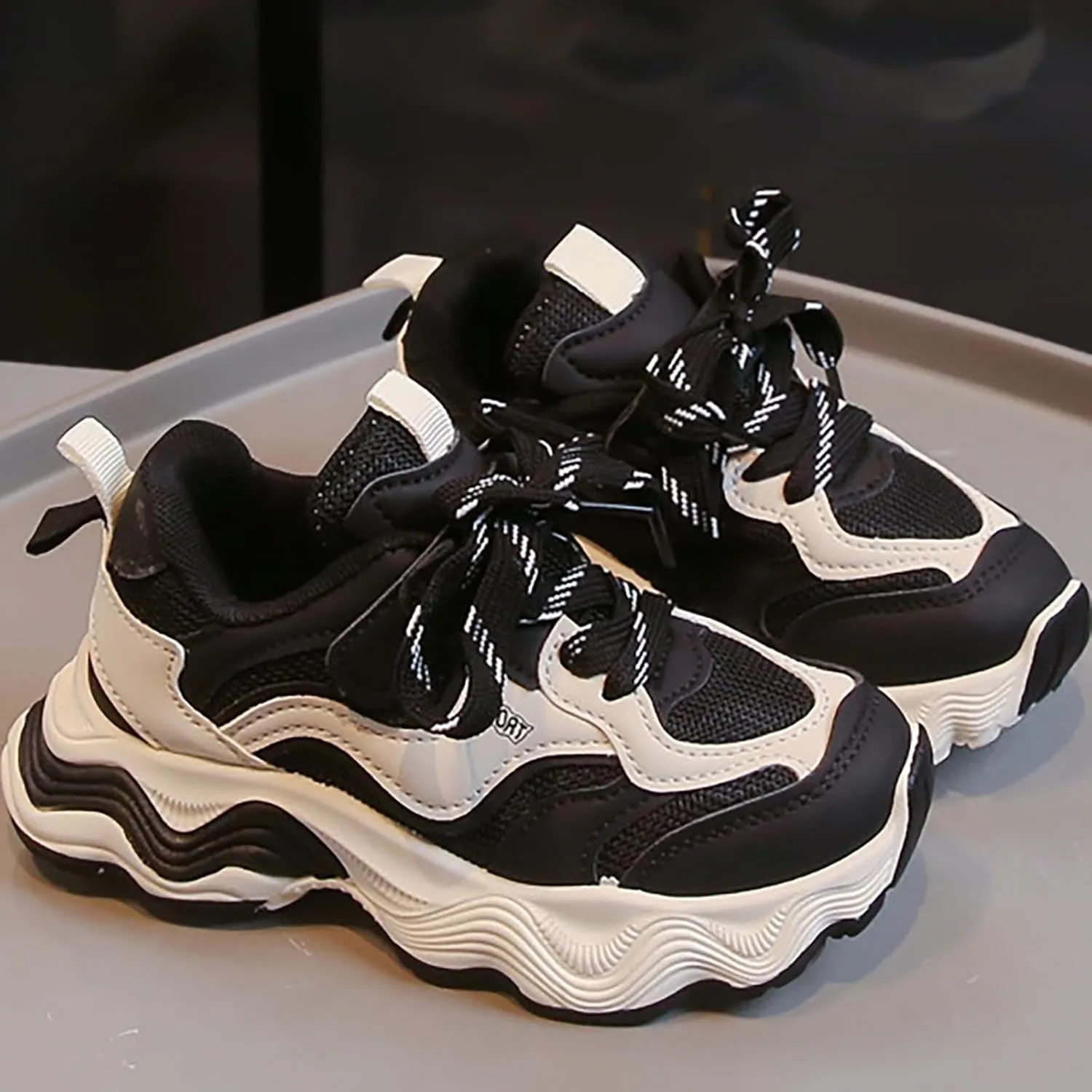 Girls Boys 2024 Spring and Autumn New Mesh Breathable Shoes Sneakers Baby Tennis Shoes