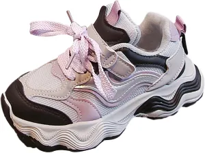 Girls Boys 2024 Spring and Autumn New Mesh Breathable Shoes Sneakers Baby Tennis Shoes