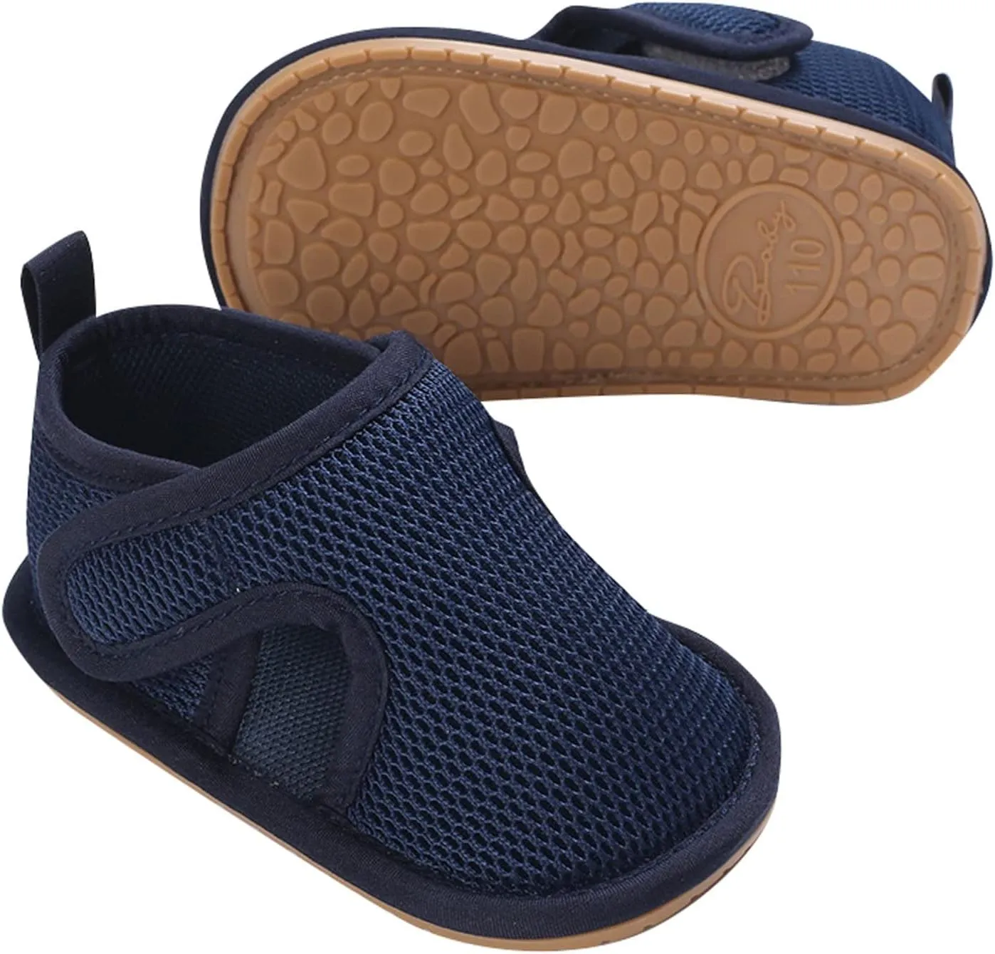 Girls' Cloth Shoes Cute Baby Shoes Breathable Mesh Cloth Soft Rubber Toddler Shoes Boys' Sandals Slip on Shoes for Girls