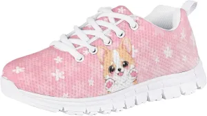 Girls Running Shoes Cute Kids Athletic Shoes Cartoon Animals Sneakers