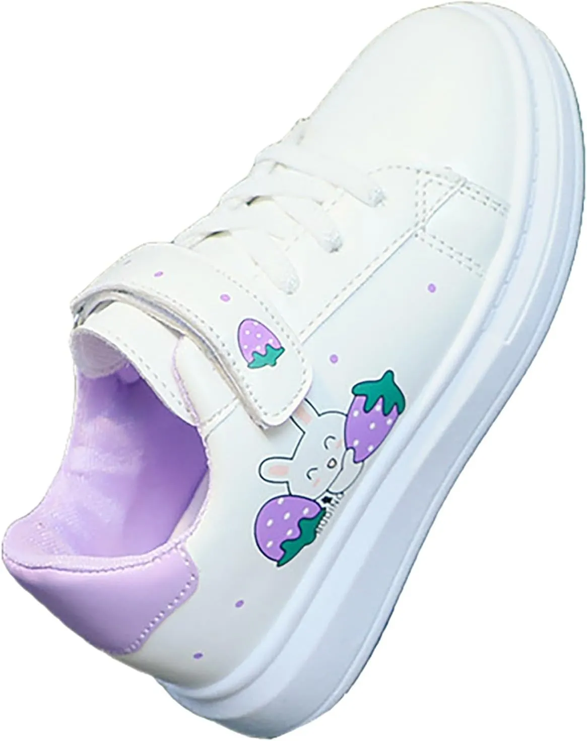 Girls Tennis White Sneakers Toddler Boys niform Low Top Breathable Running School Soft Sole Cute Shoes