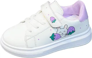 Girls Tennis White Sneakers Toddler Boys niform Low Top Breathable Running School Soft Sole Cute Shoes