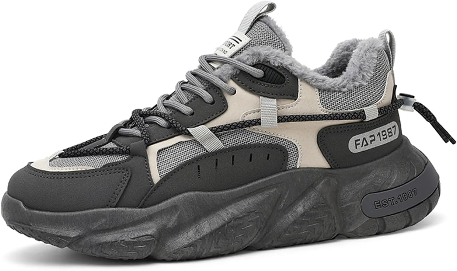 GSIGUL Men's Running Shoes Tennis Walking Shoes Cushioning High top Mens Sneakers Athletic Casual Shoes for Men