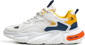 GSIGUL Running Shoes for Men Tennis Walking Shoes Cushioning Mens Sneaker Athletic Workout Casual Shoes