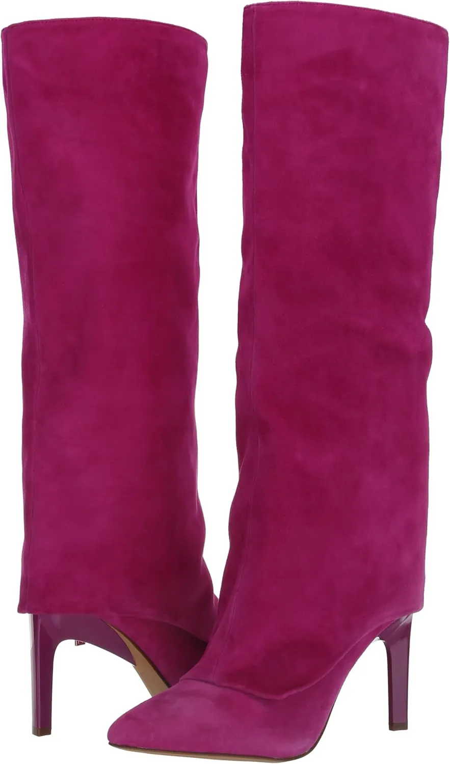 Jessica Simpson Womens Faux Leather Zipper Knee-High Boots