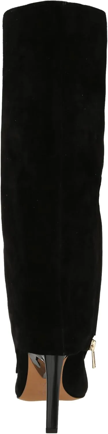 Jessica Simpson Womens Faux Leather Zipper Knee-High Boots