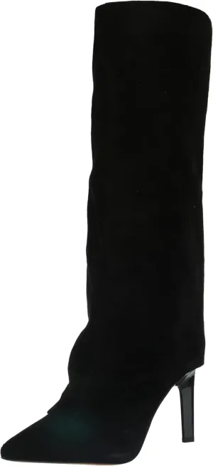 Jessica Simpson Womens Faux Leather Zipper Knee-High Boots