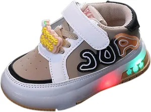 JINCAIHONG Toddlers Shoes Casual Lighting Up Sneakers Breathable Sports Shoes Lightweight for Infant