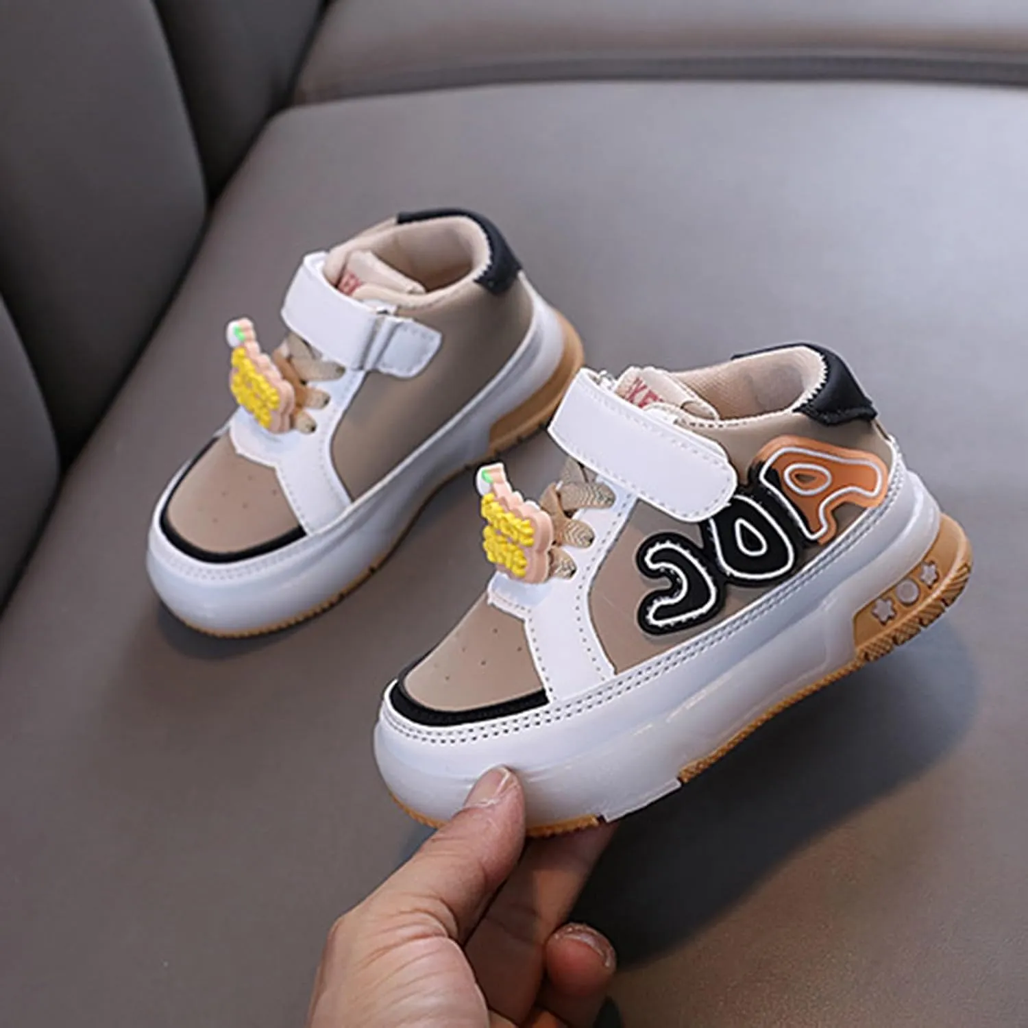 JINCAIHONG Toddlers Shoes Casual Lighting Up Sneakers Breathable Sports Shoes Lightweight for Infant