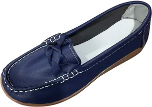 Ladies Fashion Multicolor Leather Shoes Soft Sole Flat Casual Shoes Cute Casual Shoes for Women