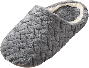 Ladies Shoes Fashion Flat Slippers Soft Sole Winter Warm Suede Bow Cotton Slippers Happy Slippers for Women Warm Thick Sole