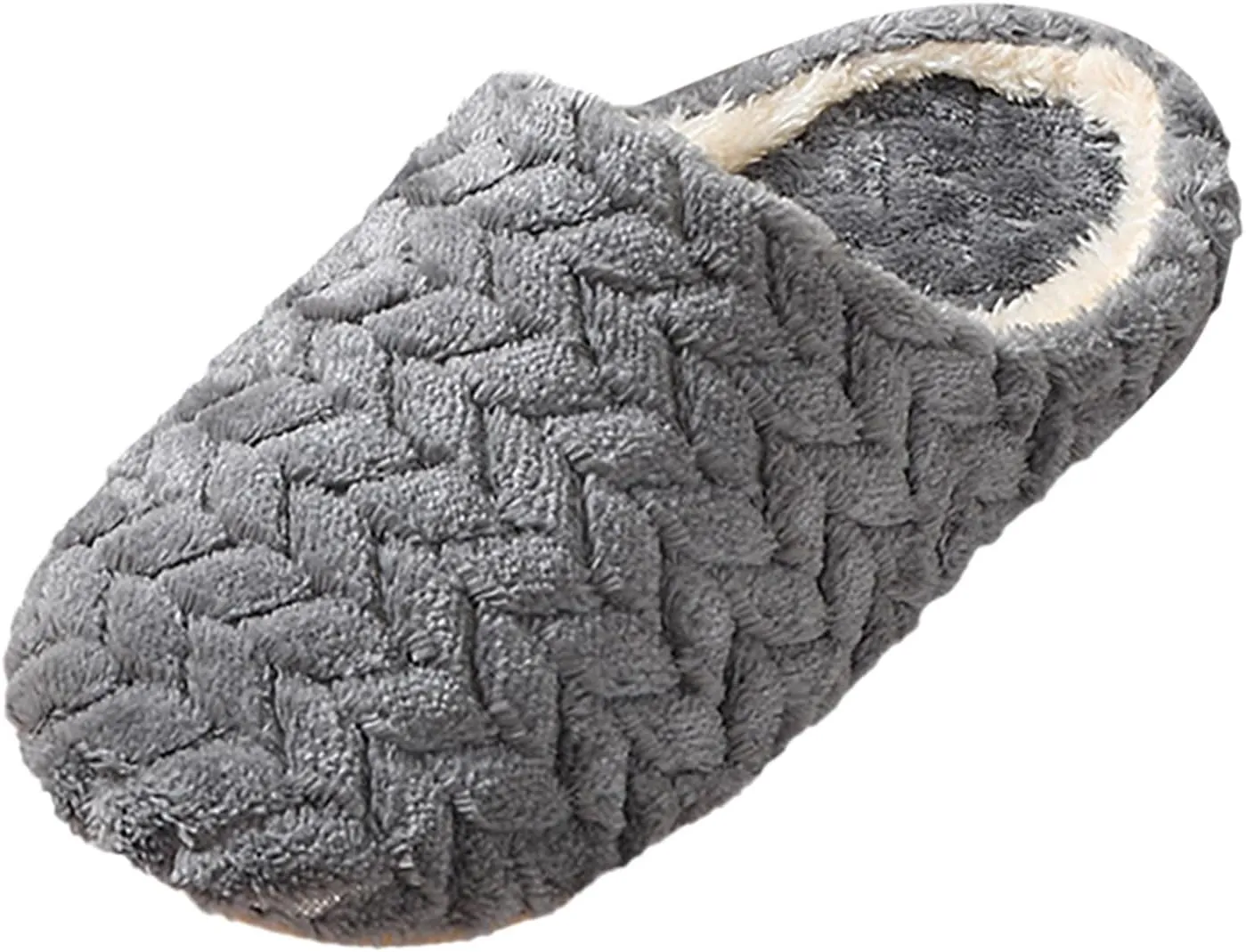 Ladies Shoes Fashion Flat Slippers Soft Sole Winter Warm Suede Bow Cotton Slippers Happy Slippers for Women Warm Thick Sole