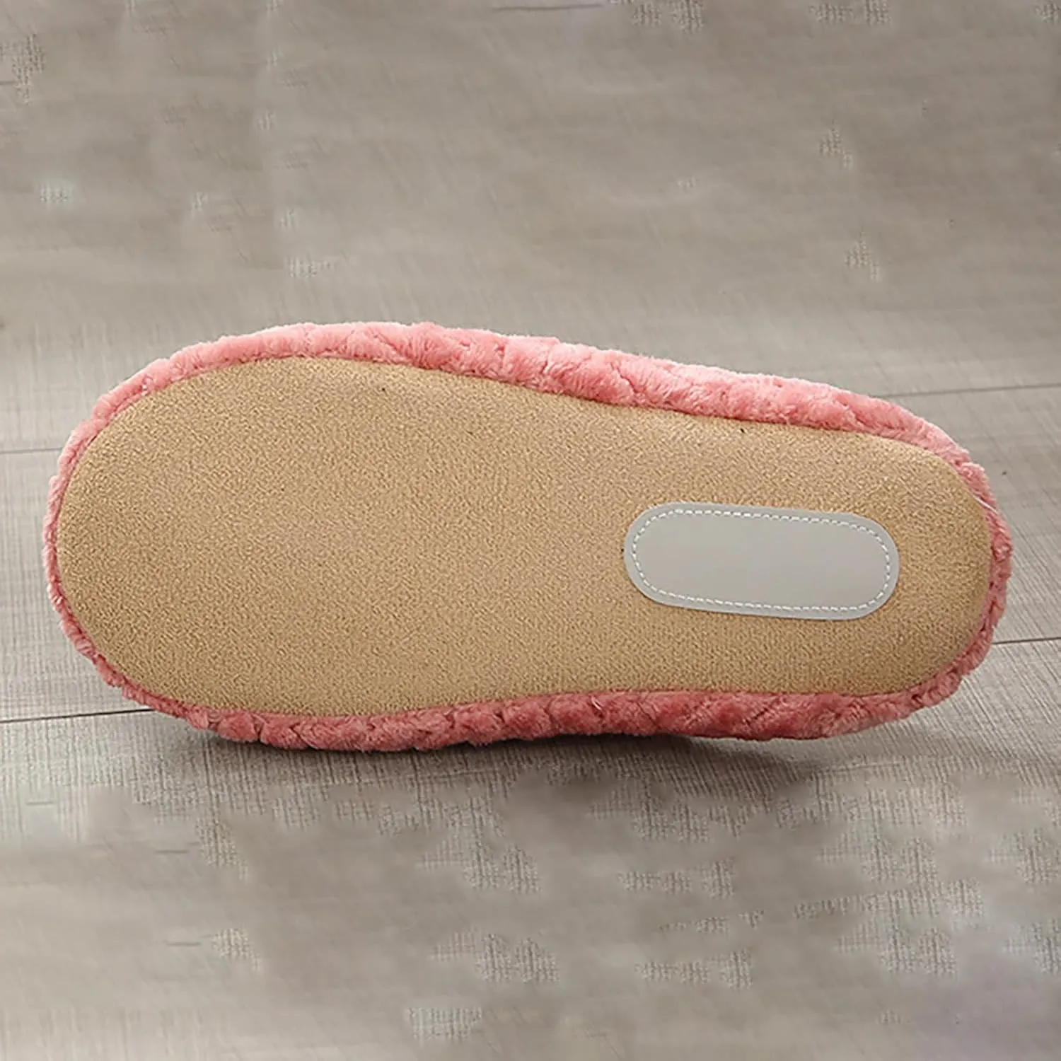Ladies Shoes Fashion Flat Slippers Soft Sole Winter Warm Suede Bow Cotton Slippers Happy Slippers for Women Warm Thick Sole
