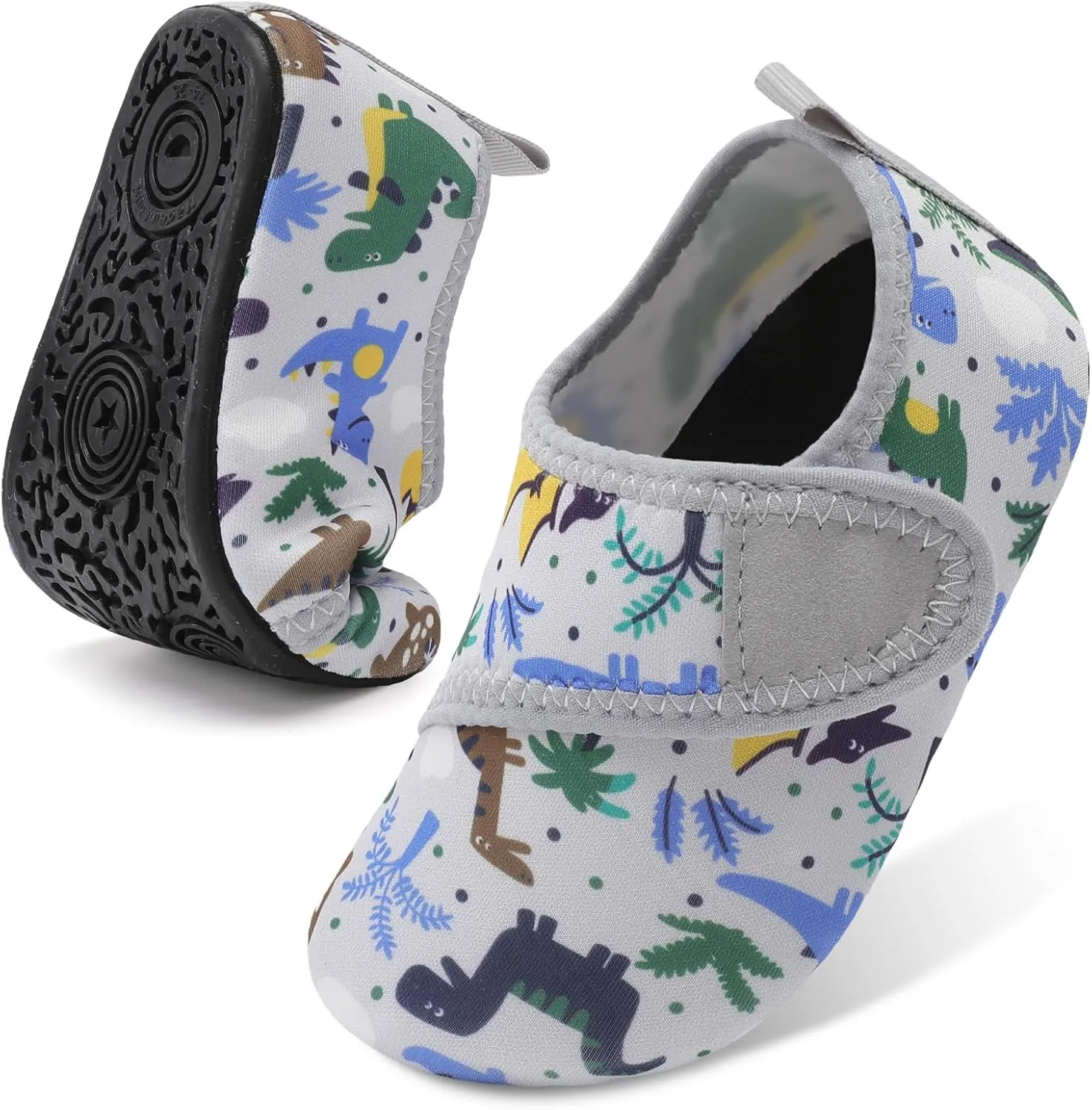 Lefflow Toddler Water Shoes Kids Quick Dry Beach Swim Socks Shoes Baby Non Slip House Slippers