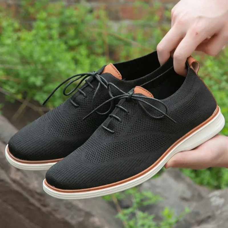 Mens Casual Shoes Dress Sneakers Oxfords Lightweight Soft Fashion Mesh Walking Shoes