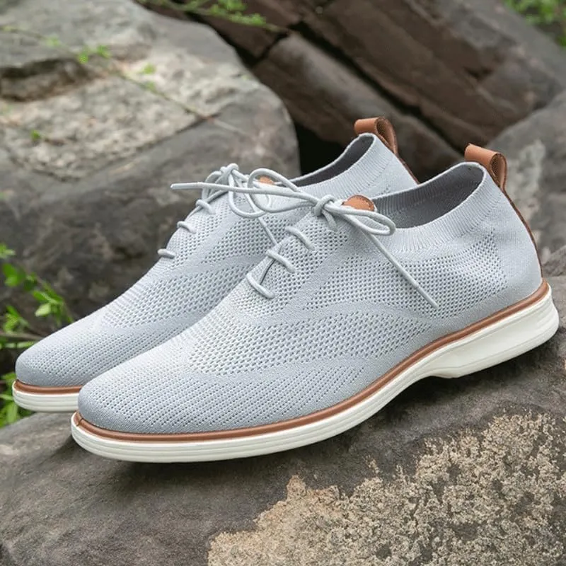 Mens Casual Shoes Dress Sneakers Oxfords Lightweight Soft Fashion Mesh Walking Shoes