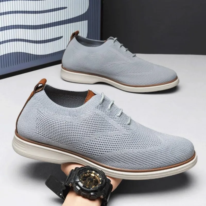 Mens Casual Shoes Dress Sneakers Oxfords Lightweight Soft Fashion Mesh Walking Shoes