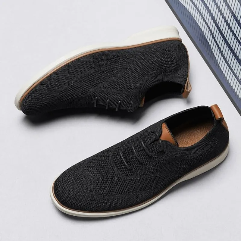 Mens Casual Shoes Dress Sneakers Oxfords Lightweight Soft Fashion Mesh Walking Shoes
