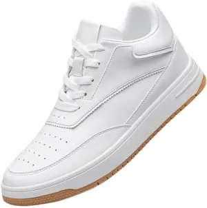 Mens Internal Height Increase Oxfords Shoes Comfortable Lightweight Breathable Walking Shoes