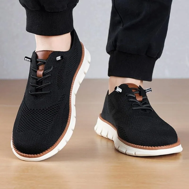 Men's Mesh Oxfords Sneakers Comfortable Lightweight Breathable Walking Shoes